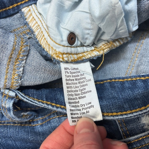 Kaari Blue Skinny Blue Distressed Jeans - Picture 4 of 4